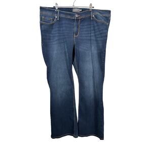 Torrid Luxe Slim Boot Jeans Womens 20R Blue Dark Wash Stretch Bootcut